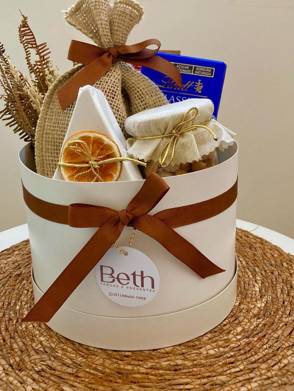 Caixa presente gourmet da Beth